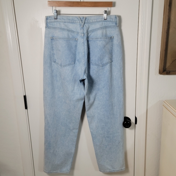 Veronica Beard Blake Classic Straight High-Rise Jeans Light Wash Size 30 - Picture 7 of 11